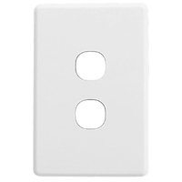 Clipsal Replacement Cover White | Classic Series 2 Gang CLIC2032CWE 