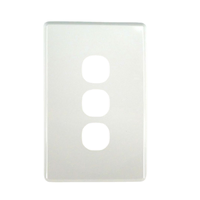 Clipsal Replacement Cover White | Classic Series 3 Gang CLIC2033CWE