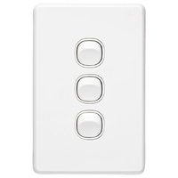 Clipsal C2033VA 3 Gang Light Switch Classic Series