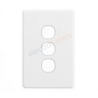 Clipsal Grid Plate and Cover | Classic Series | 3 Gang C2033VH