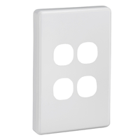 Clipsal Replacement Cover White | Classic Series 4 Gang CLIC2034CWE