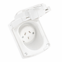 Clipsal Caravan Outlet 10Amp White