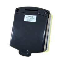 Clipsal Caravan Outlet 10Amp Black