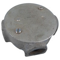 Clipsal 1239/20/3 Cast Iron Junction Box Round 3 Way 20mm 
