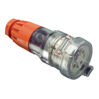 IP66 Clipsal 56 Series - Cord Extension Socket - 4 Round PIN  500V  32A - Electric Orange - 56CSC432-EO 