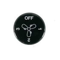 Clipsal 2000 Series 3 Speed Replacement Fan Knob - Black