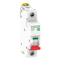Clipsal MAX9 | Miniature Circuit-Breaker (MCB) | 1P, 63A, C Curve, 6000A, 240/415V, Incomer, RED Toggle