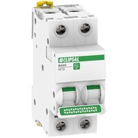 Clipsal MAX9 | Miniature Circuit-Breaker (MCB) | 2P, 32A, C Curve, 6000A, 415V, Distribution