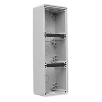 IP66 Clipsal 56 Series - Mounting Back Box - 3 Gang - Grey - 56E3-GY 