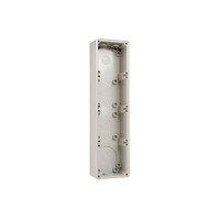 IP66 Clipsal 56 Series - Mounting Back Box - in Line  4 Gang  63x101x391mm  Vertical - Grey - 56E4VH-GY 