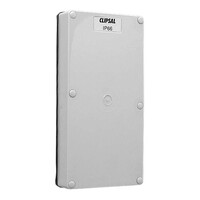 IP66 Clipsal 56 Series - Lid - 2 Gang  Made of Plastic & Includes Gasket  - Grey - 56L2-GY 