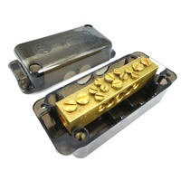Clipsal BP165/7 Blue Point 7 Hole Neutral Link Black Numbered Terminal 165A 500V Max Cable 50mm2