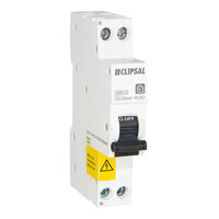 Clipsal Resi MAX | RCBO SLIM | 1PN 25A C curve 30mA Type A 4500A