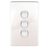 Clipsal SC2033VA SC Slimline 3 Gang Vertical Light Switch