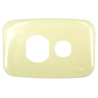 Clipsal SL2015C Cream Single Power Point SL Series Replacement Cover