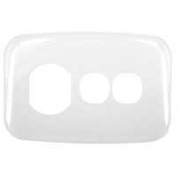 Clipsal SL2015XC Single Power Point Extra Switch Slimline SL Series Replacement Cover