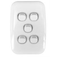 Clipsal SL2035VA SL Series 5 Gang Light Switch