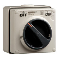 IP66 Clipsal 56 Series - Surface Switch - 1 Gang, 250VAC, 10A - Grey