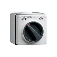 IP66 Clipsal 56 Series - Surface Switch - 1 Gang, 250VAC, 20A - Grey