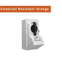 Clipsal 66CV463-RO 66 Series Switched Socket Outlet 500V 63A 4 Round Pin IP66 Surface Mount - Chemical Resistant Orange