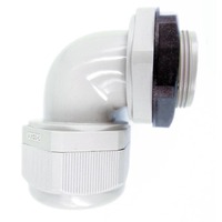 32mm Electrical Corrugated Conduit Angle Adapter Gland Fitting