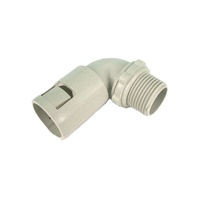 Electrical Corrugated Angle Adapter Gland Fitting 20mm