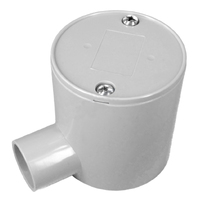 25mm 1 Way Deep Electrical Conduit Junction Boxes