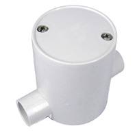 20mm 2 Way Deep Electrical Conduit Junction Boxes