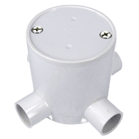 20mm 4 Way Deep Electrical Conduit Junction Boxes