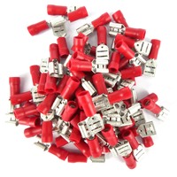 Terminal Quick Connect Female Red 6.4mm 25 Pack