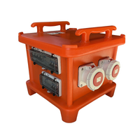 Distribution Cube, 5 Pin 125 Amps to 2x 5 Pin 63 Amp outlets with circuit protection