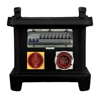 63A Power Distribution Board Cube - Black