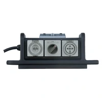 5 Pin 32A Power Distribution Board Lite - Daisy Chain 32A, Black