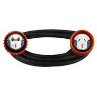 Extension Lead 3 Pin Flat 15 Amp 240V
