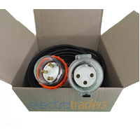 32A Extension Lead Single Phase 3 Pin Round 15 Metres