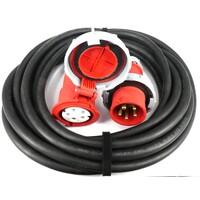 CEE FORM 32 Amp Extension Lead 3 Phase 5 Pin 10 Metres IEC309 IP67