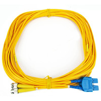 Fibre Optical Cable ST-SC Duplex Single Mode 2.8mm 10 metres