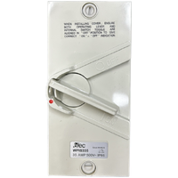 ELEC WPIS335 Three Pole 35 Amp Isolator Switch IP66