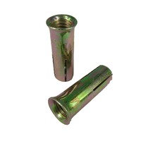 Drop In Anchors 8MM Yellow Zinc Pack of 60