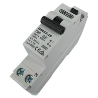 GEN3 Double Pole Safety Switch RCBO 20 Amp 6kA Single Module RCD/MCB