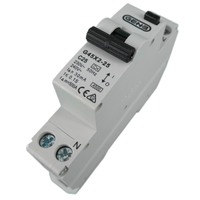 Safety Switch True Double Pole RCBO 25 Amp 4.5kA Single Module 25A RCD/MCB