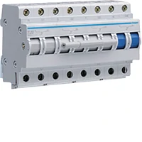 Hager SF463 4 pole Changeoverswitch 63A I-0-II