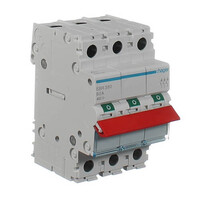 Hager SBR380 80 Amps 3 Pole Modular Load-break / Isolating Switch