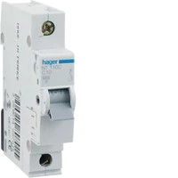 Hager NT110C 10 Amps 1 Pole MCB Circuit Breaker 10kA