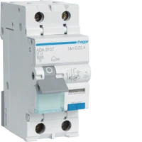 Hager ADA925T 25 Amps 2 Pole RCBO Safety Switch 6kA (2 Module width)