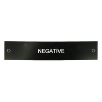 Traffolyte Switchboard Label NEGATIVE 100x20 White Black