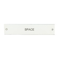 Traffolyte Switchboard Label SPACE Black White
