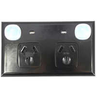 15 Amp Double Pole Flush Power Point Neon Indicator IP65