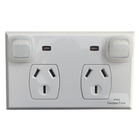 Transco P2DWSO Neptune Double Pole Double Power Point Neon 10A IP65