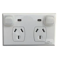 Transco P2DWSO Neptune Double Pole Double Power Point Neon 10A IP65